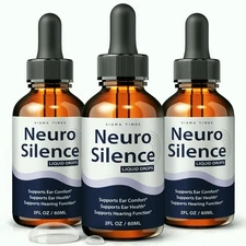 Neuro Silence Drops - Official NeuroSilence for Tinnitus Support - 3 Pack