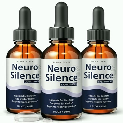 Neuro Silence Drops - Official NeuroSilence for Tinnitus Support - 3 Pack