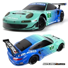HPI Racing 160781 1/10 Electric Sport 3 Porsche 911 GT3 4WD RSR Falken Flux Car