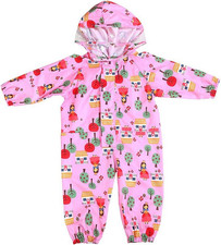 Tuta Impermeabile per Bambini, Completo Antipioggia Tuta Pioggia Bambino Bambina