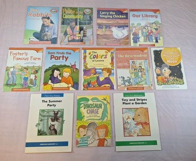 Lot Of 12 Educational Readin Beginner Books For Kids Used