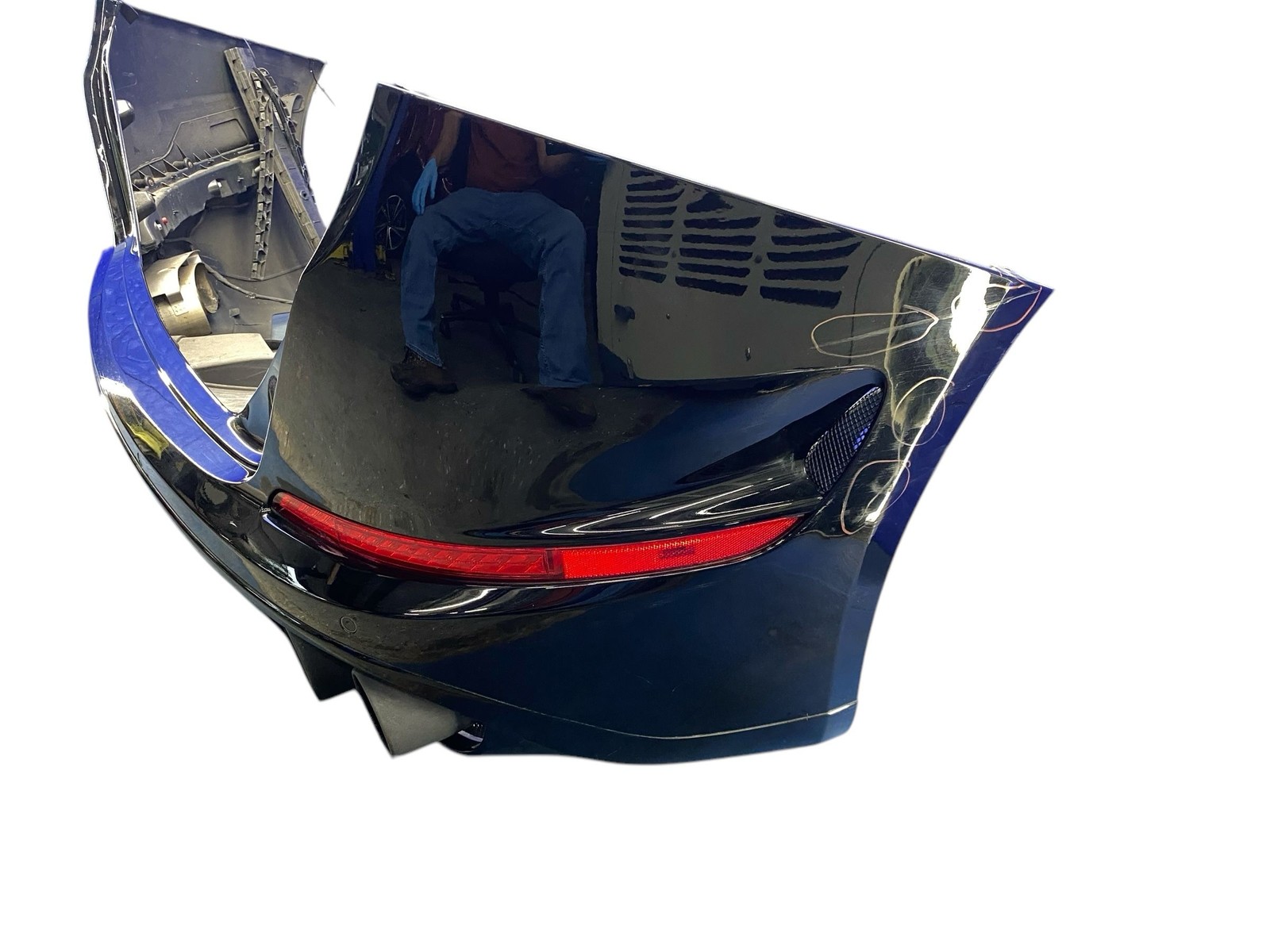 2015 2016 2017 2018 FERRARI CALIFORNIA REAR BUMPER COVER ASSEMBLY NERO (1250)