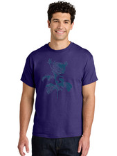 Vintage Garden Rose Mens Graphic Tee, 100 Cotton, Casual Summer Wear