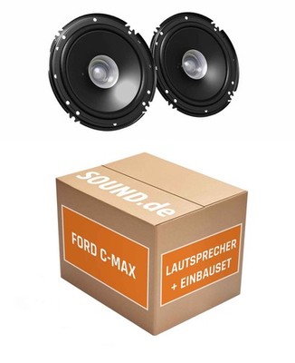 Lautsprecher Boxen Heck CS-J610X für Ford C-MAX 2x Tief-Mitteltöner mit integrie