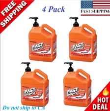 Fast Orange Pumice Hand Cleaner 1 Gal. Orange Scented Natural Citrus Scent 4PACK