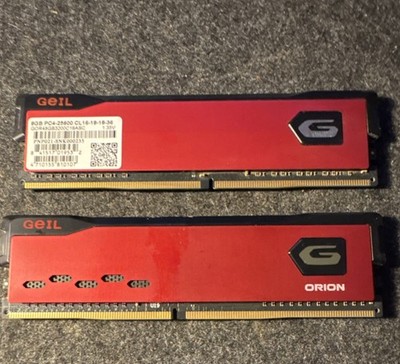 GeIL ORION DDR4 SDRAM 16GB (2x8GB) PC4-25600 DIMM 288-Pin Desktop RAM