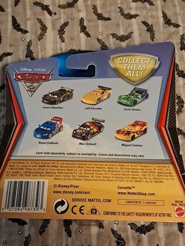 Mattel 2010 Disney Pixar Cars Lightning McQUEEN Synthetic Rubber Racing Wheels - Bild 2 von 2