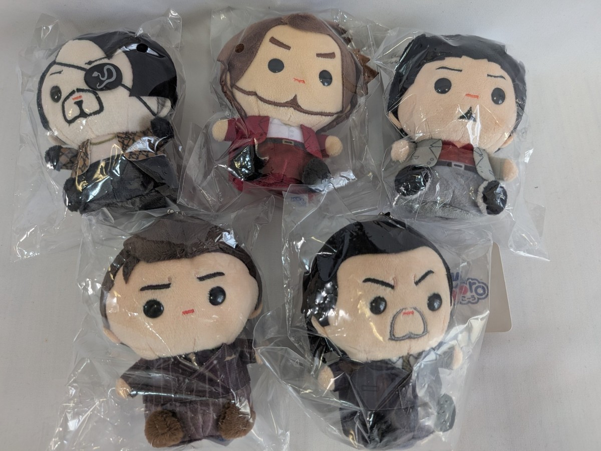 set-5 Cooro Plush Ryu ga gotoku Yakuza Kiryu Majima Kasuga Dojima