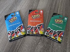 Mattel Uno Add on Packs Set of Defense Comeback Frenemies