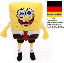 Plüsch Figur SpongeBob 35 cm Groß Schwammkopf Stofftier Plüschtier Neu