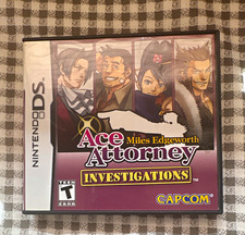 Capcom Ace Attorney Investigations: Miles Edgeworth Nintendo DS Manual Included