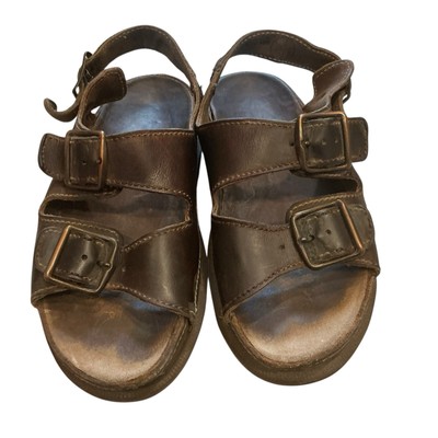 Vintage Dr Martens 90s Y2K Sandals Mens Sz 8 Brown Fisherman 