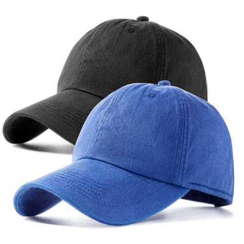 Vintage 100% Cotton Washed Baseball Cap Adjustable Size,Classic Low Profile P...