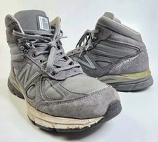New Balance 990v4 Made in USA Mid Gray Boots Men's Sz 10