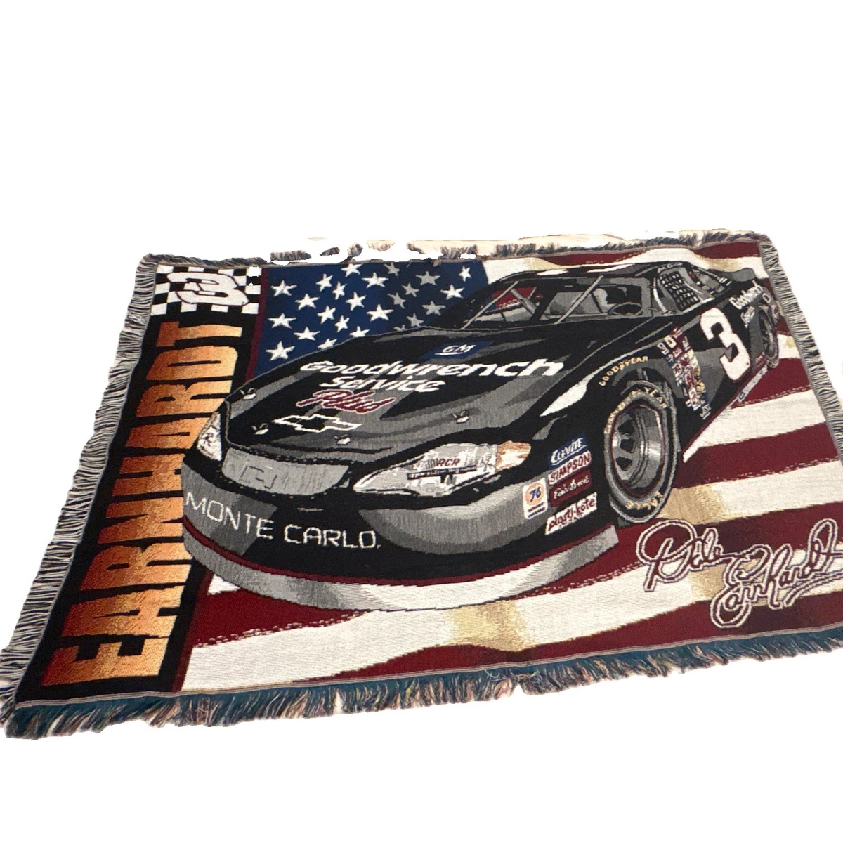ラグ・カーペット・マット USA製 NASCAR ゴブラン織りラグ Dale Earnhardt