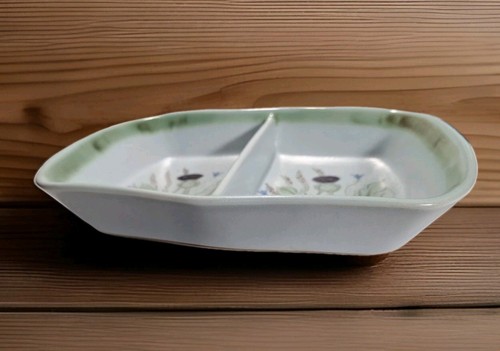 Vintage Scotland Buchan Stoneware 11" Divided Baker Dish Thistleware 270D-11 XC - Picture 6 of 10