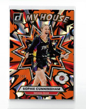 Sophie Cunningham 2025 Panini WNBA Donruss My House Orange Laser /399 #19 Fever