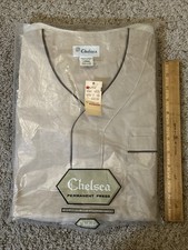 Vintage NOS NEW in Package - CHELSEA Permanent Press Men's Pajamas Size L Large