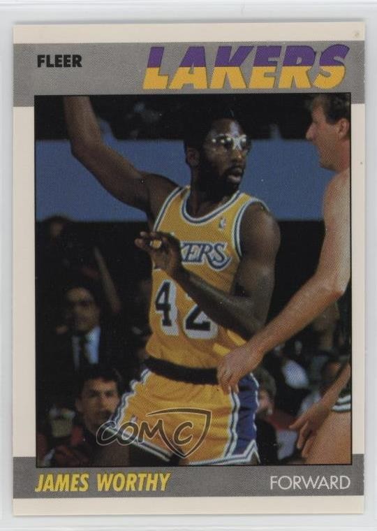 1987-88 Fleer James Worthy #130 HOF 0na3
