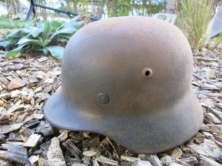 M35 Früher Luftwaffe Stahlhelm Original Wehrmacht 1939 Scheunenfund steel helmet