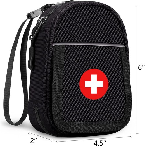 Insulated Medicine Carrying Case Small Travel Emergency Medication Organizer Bag - 第 7/8 張圖片