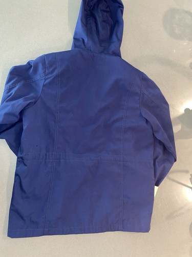 Preppy, New England Macintosh Women’s small, Navy Hooded, Clueless era - Picture 3 of 12