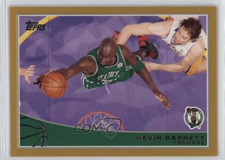 2009-10 Topps Gold 424/2009 Kevin Garnett #14 HOF d1m