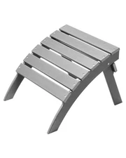 VEVOR Adirondack Ottoman 21.5L x 18.9W x 14.8H Inch HDPE Plastic Folding Adirond