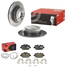 brembo BREMSSCHEIBEN 296mm + XTRA BELÄGE HINTEN passend für BMW 3er E90 E92