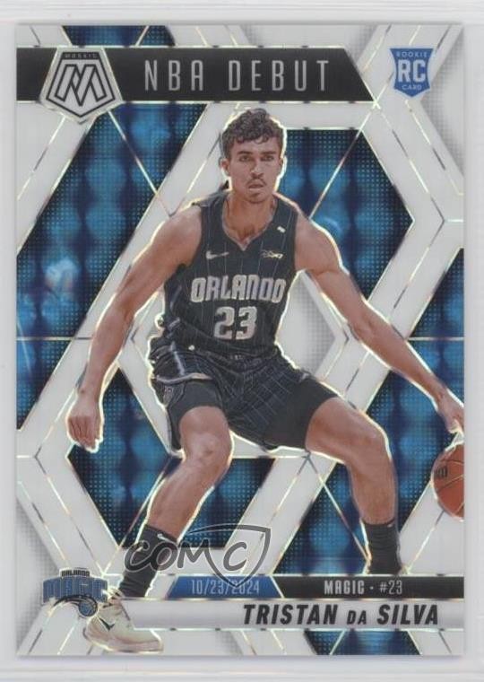2024-25 Panini Mosaic NBA Debut White Prizm 22/25 Tristan da Silva #266 ru7