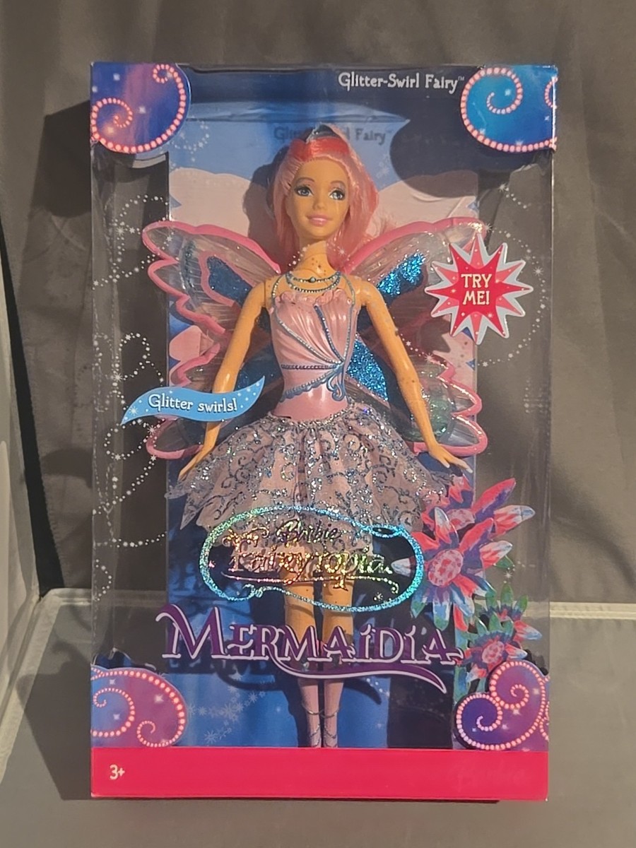 Fairytopia Mermaidia Glitter Swirl Fairy Barbie Doll 2006