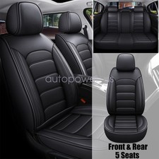 For Kia Sorento Car Seat Covers Full Set Front Rear Leather Pad 5-seater Cushion