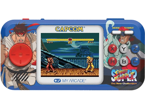 Consola retro portátil - My arcade Pocket Player Pro Street Fighter II, 