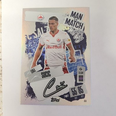 Luka Sucic Man Of The Match Signature Style Card Match Attax 24/25