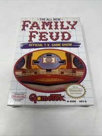 Nintento NES Game Family Feud CIB Complete W/ Box, Manual And Sleeve