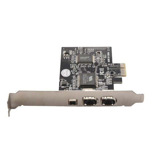 PCI Express x 1 PCI-E FireWire 1394a IEEE 1394 Kontroller Karte 3 Port Fuer2242 - Afbeelding 10 van 10