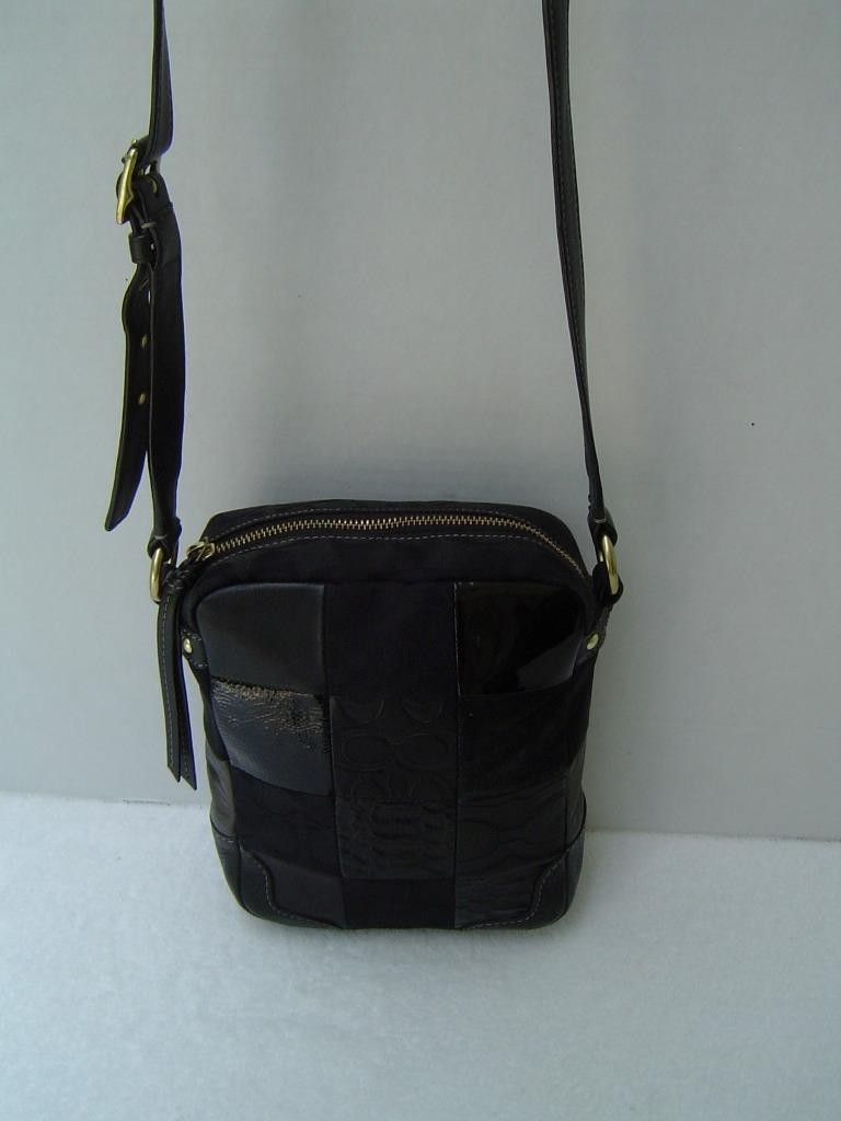 AUTHENTIC COACH HAMPTON SIGNATURE PYTHON PATCHWOR… - image 2