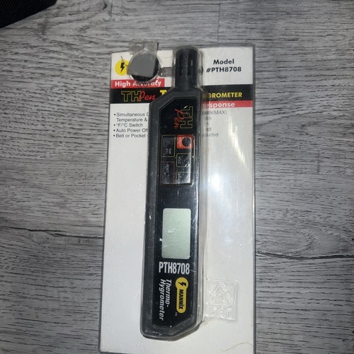 MANNIX TH Pen PTH8708 Thermo-Hygrometer ~ Works Great!