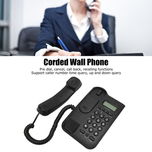 Biurko Telefon Identyfikator Uchwyt ścienny Minimalistyczny przewodowy telefon domowy do domu hotelu CB - Zdjęcie 20 z 28