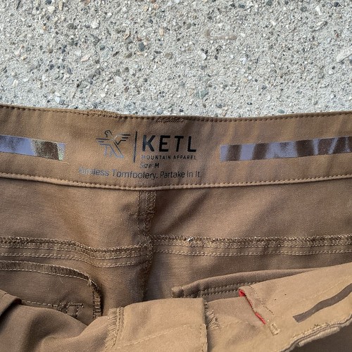 Ketl Mountain Apparel Tomfoolery Pants Size Medium Outdoor Casual Hiking - Imagen 4 de 8