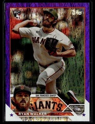 2023 Topps Update Purple Foil Ryan Walker Rookie /799 Giants #US58