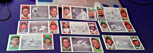 1993 Upper Deck Triple Folder B.A.T Insert No # Complete Set 9 Ty Cobb Kling