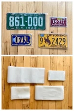 License Plate Bags/Sleeves- Many Sizes- 3 MIL High Clarity & Strength- USA Made