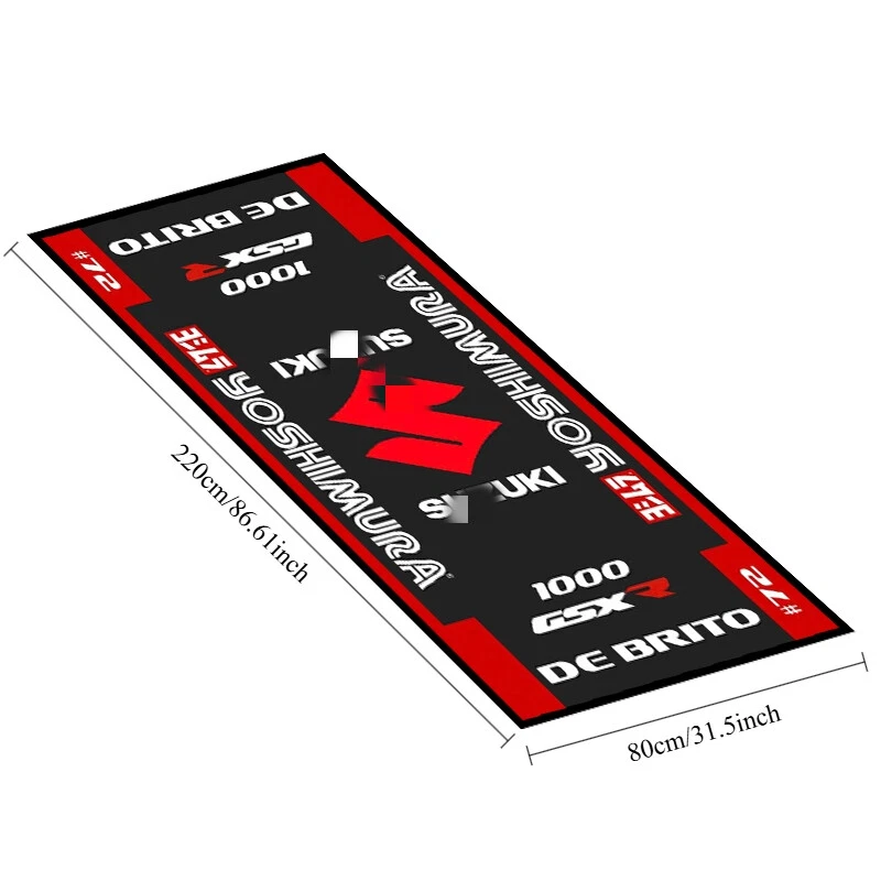 Alfombrilla antideslizante para moto moto garaje taller estacionamiento Foto 3 de 4
