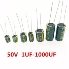 50V Low ESR high frequency aluminum capacitor 47/100/220/330/470/680/1000 UF