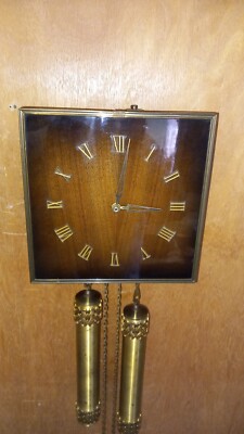 alte mechanische Wanduhr / Pendeluhr , E SCHMECKENBECHER / H65