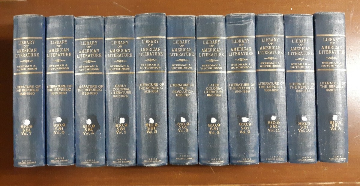 Library Of American Literature, Stedman & Hutchinson, 11 Volumes