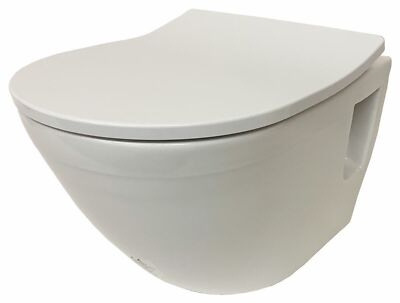 TOTO NC Wand WC Toilette Tiefspüler Tornado Flush CW762Y + TC514G flacher Sitz