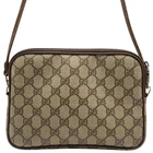 Sac bandoulière vintage Gucci GG Supreme cuir authentique du Japon