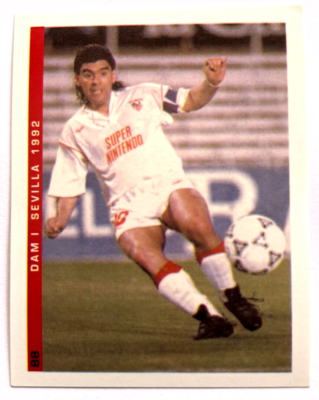 2018 DIEGO MARADONA HISTORY Sticker #088 MARADONA IN THE SEVILLE